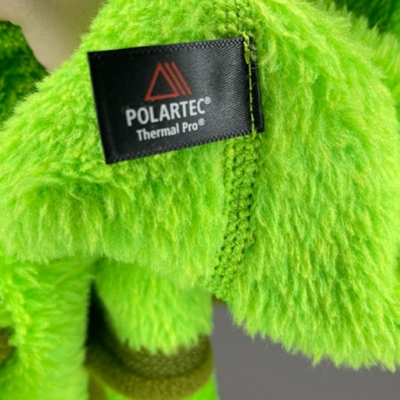 Patagonia Rare Re Tool Lime Green Full Zip Fleece Vest Small - Picture 5 of 6